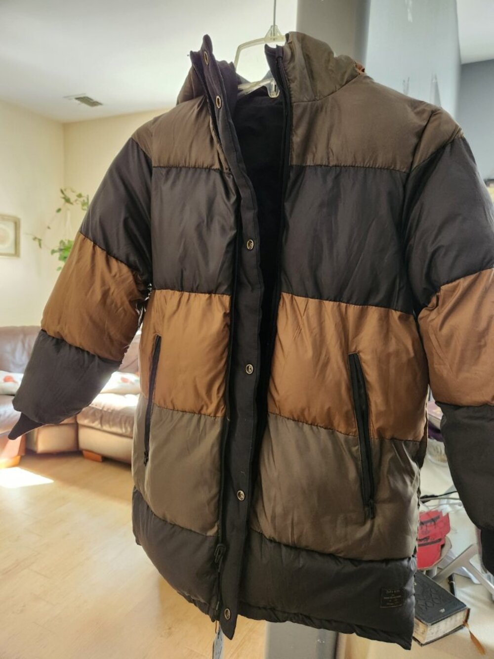 Zara Kids Reversible Hooded Puffer Parka Jacket